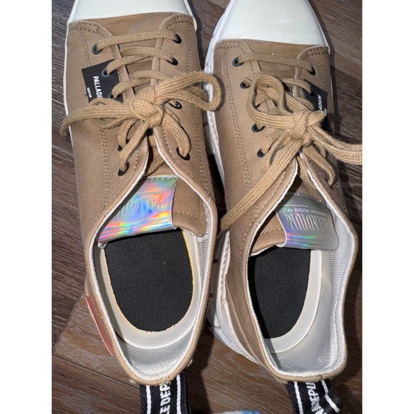 Palladium Women's Revolt Lo TX platform sneakers olive green size 11 - Picture 6 of 12